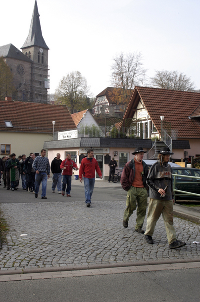 Rasieren auf dem Anger