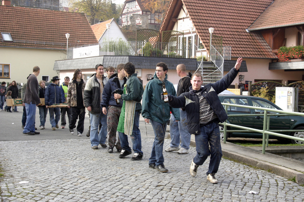 Rasieren auf dem Anger