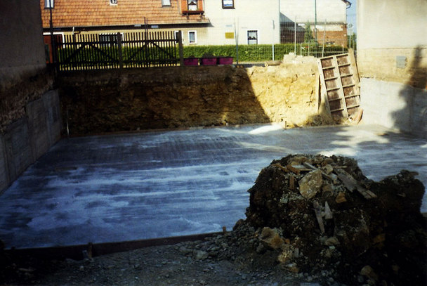 Unterfangung aus Beton