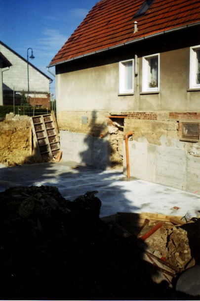 Unterfangung aus Beton