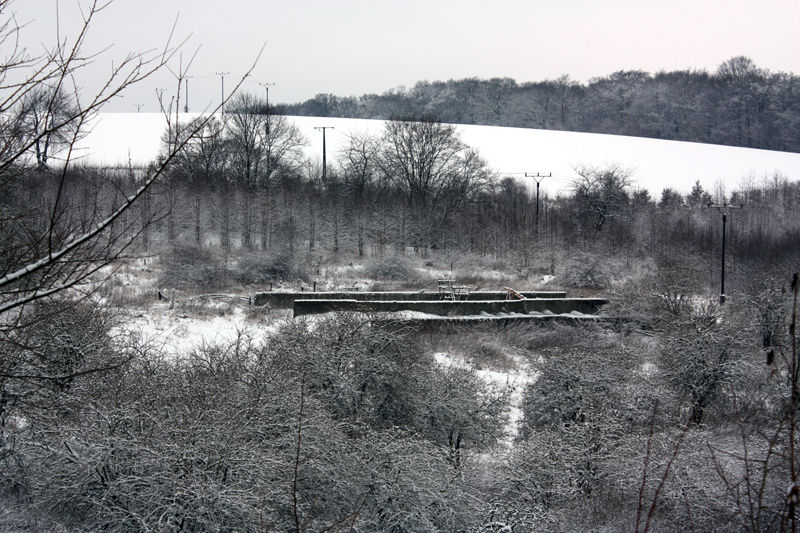 Keudelsteiner Gutsgelände im Januar 2010