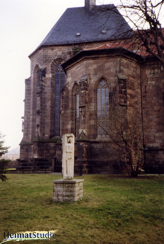 Die Portalfiguren des Keudelsteins in heutiger Zeit 1